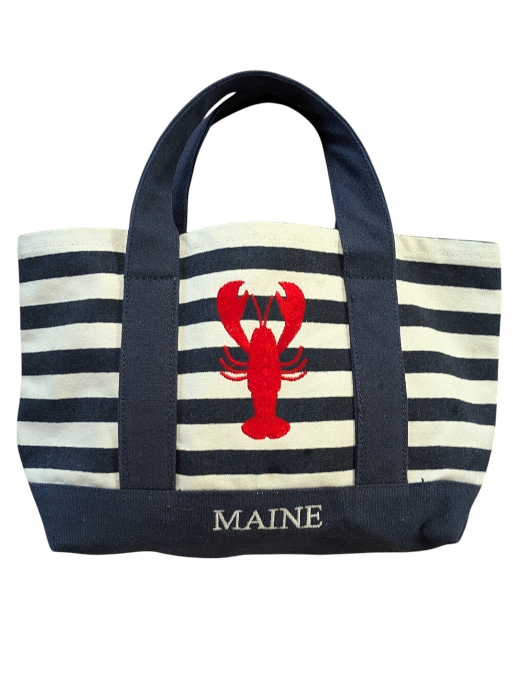 Maine Striped Lobster Mini Tote Bag